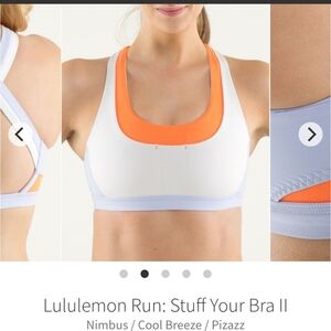 Lululemon Run Stuff Your Bra